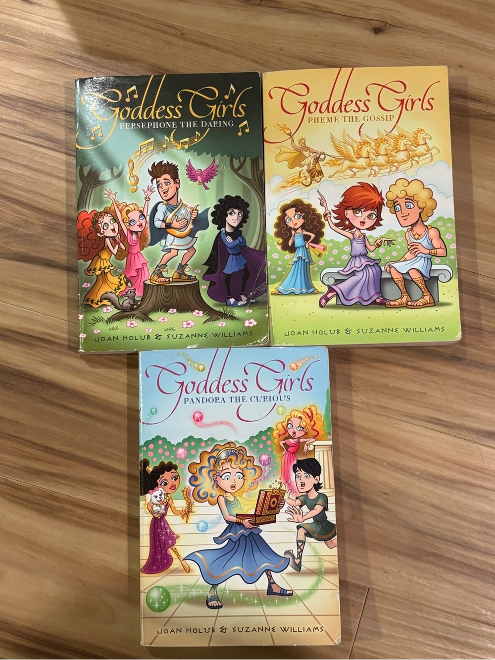 Goddess Girls Book Lot Joan Holu Suzanne Williams Books 9 10 11